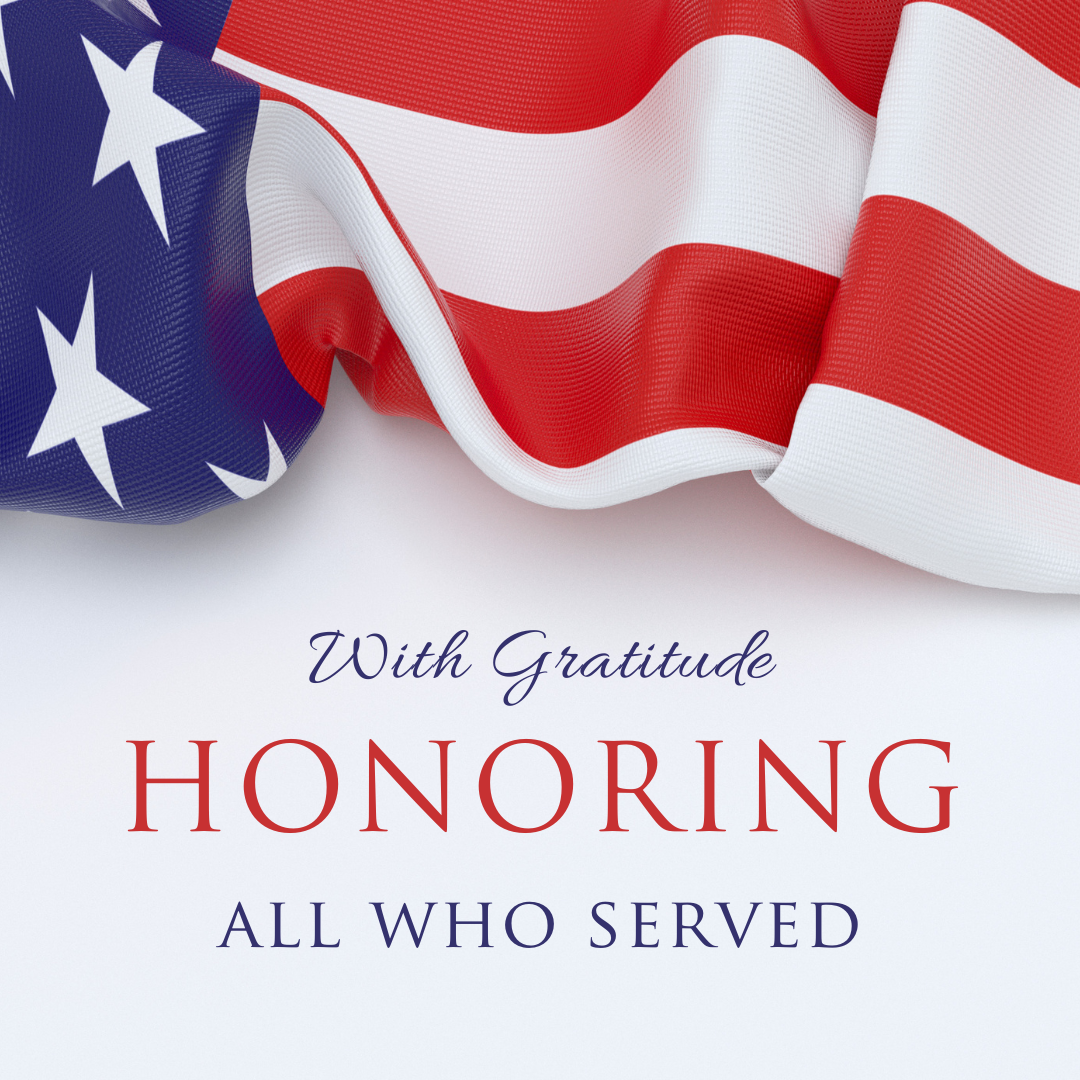 With gratitude, honoring all who served