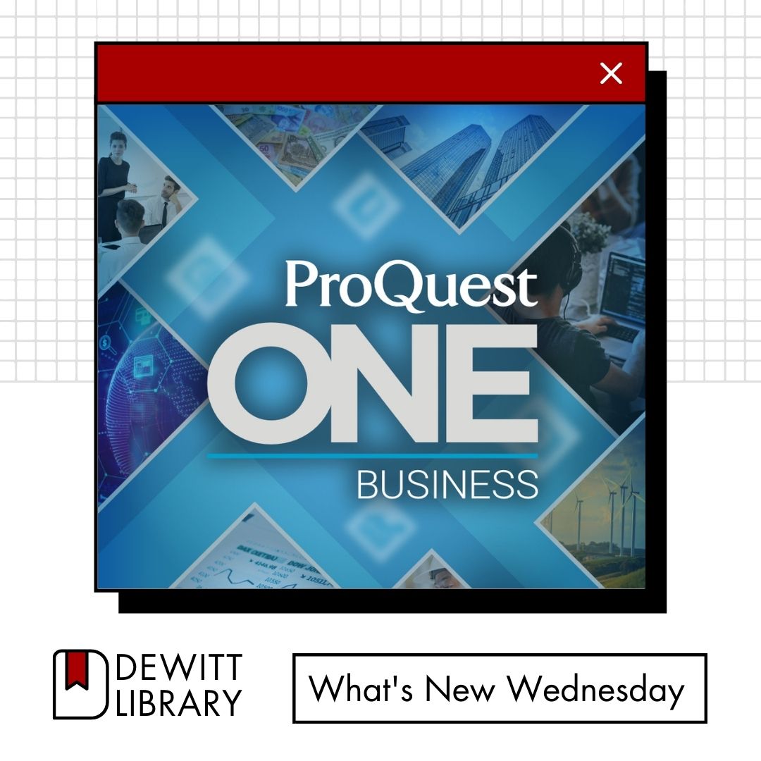 ProQuest One Business graphic