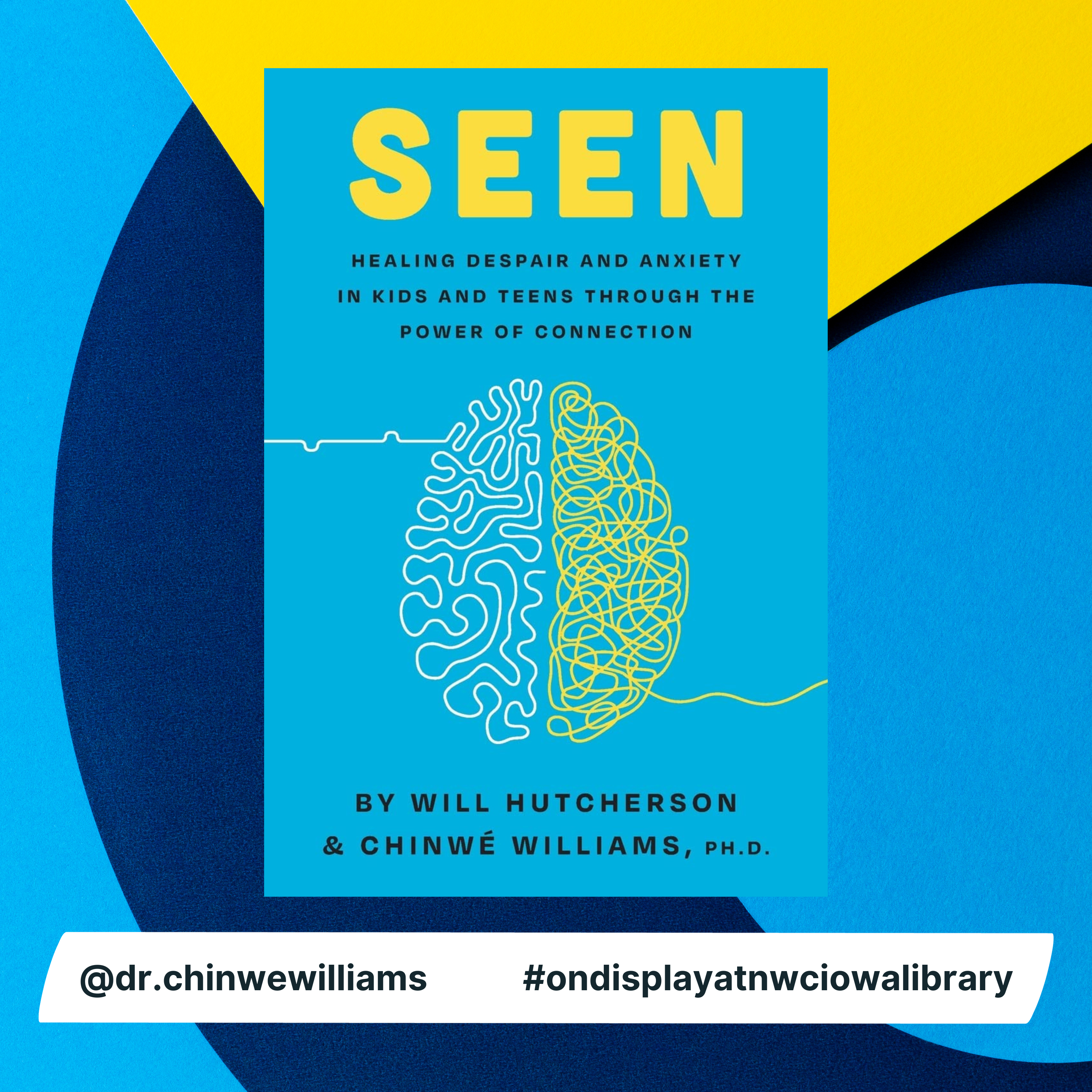 Seen: Healing Despair and Anxiety in Kids and Teens Through the Power of Connection by Dr. Chinwé Williams and Will Hutcherson.