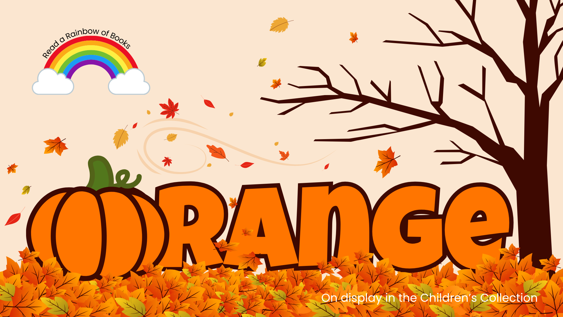 Read a rainbow of books! Browse books that are ORANGE.