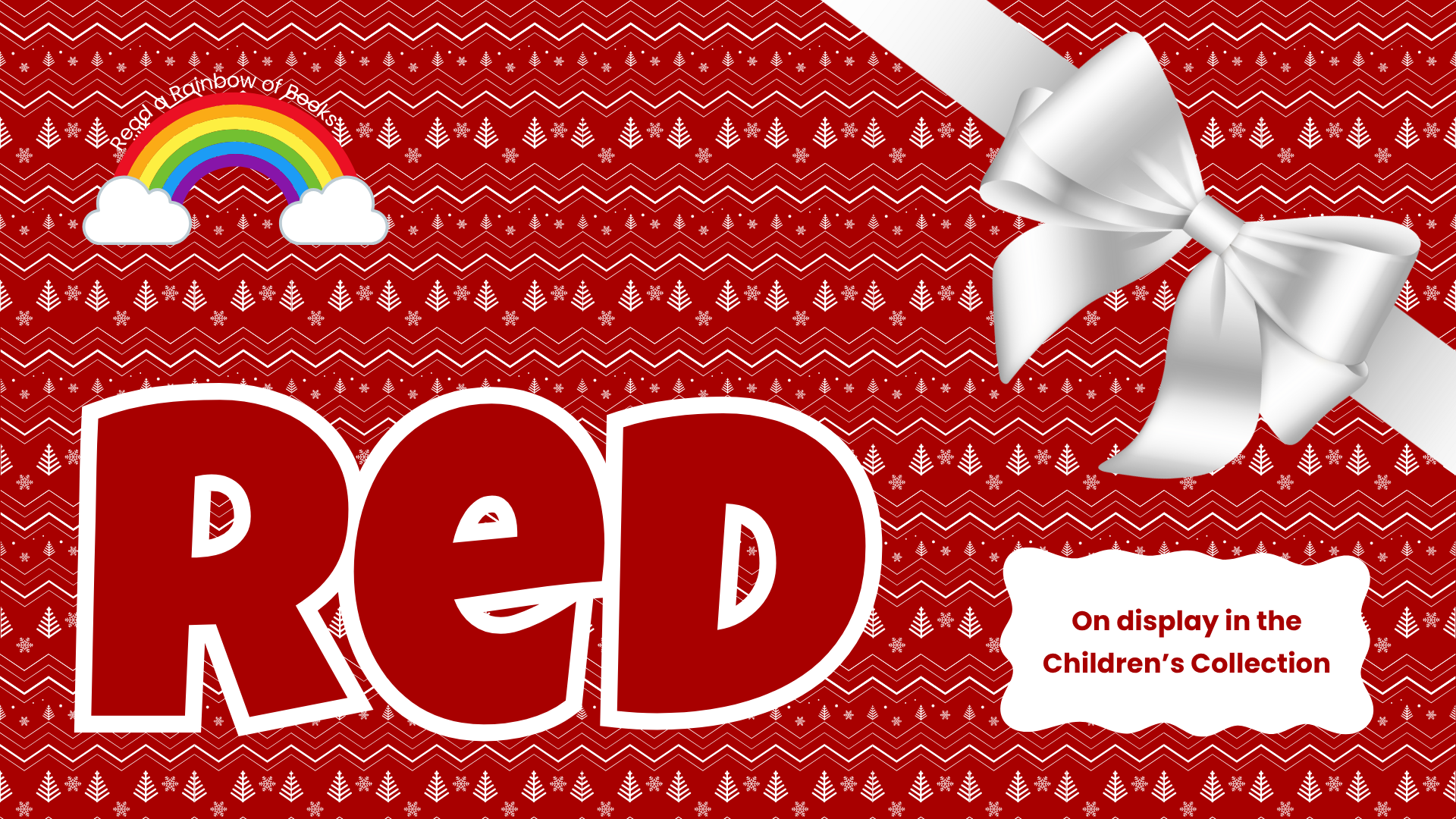 Read a rainbow of books! Browse books that are RED.